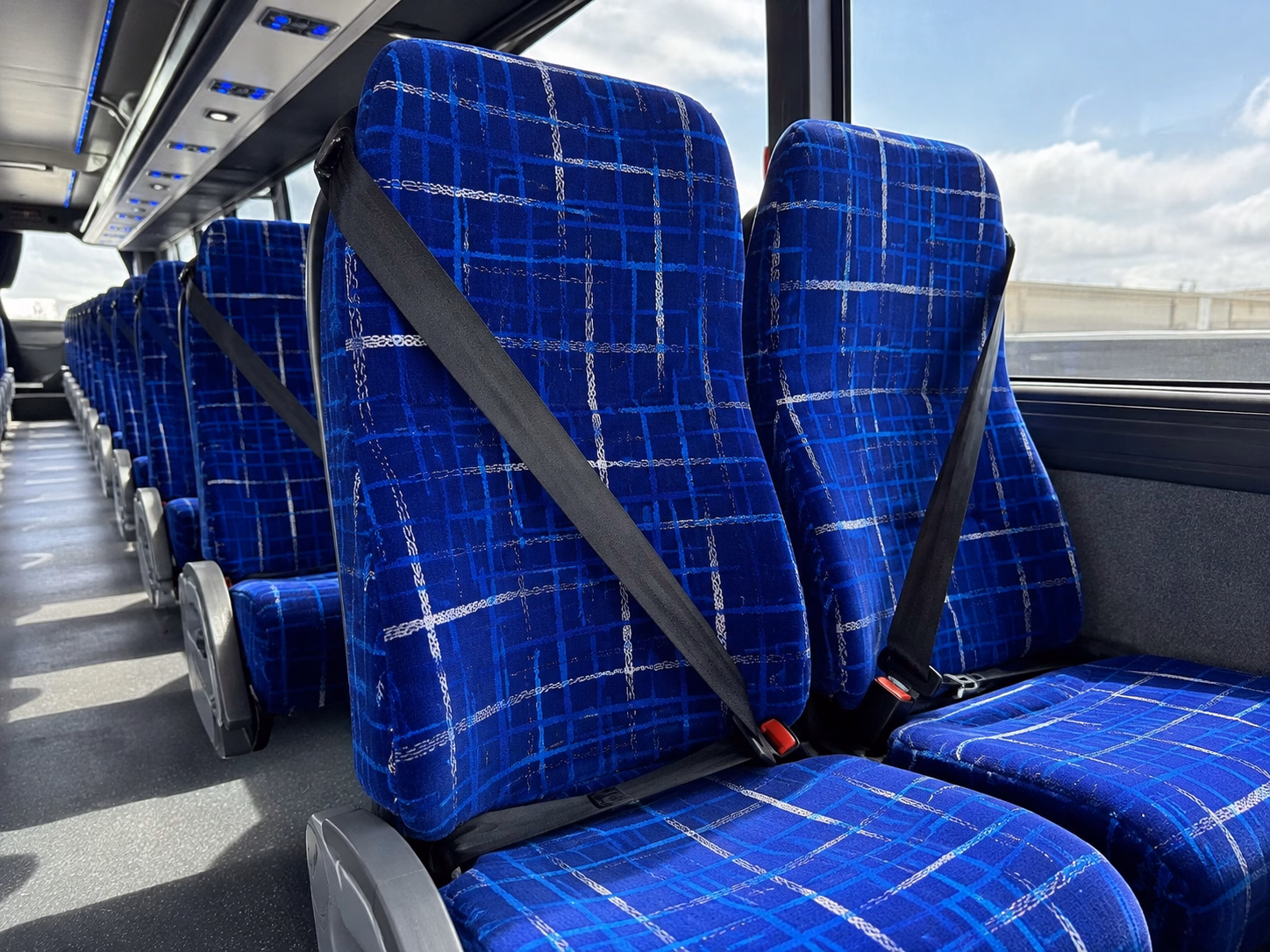 escondido charter bus services interior