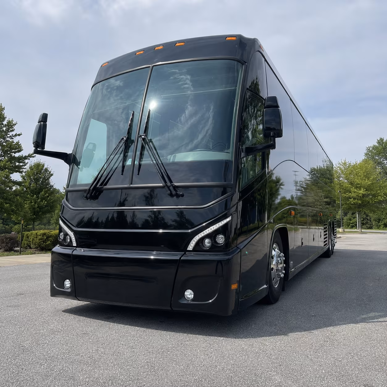 the bus type and amenities